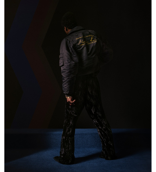 SHRUNKEN BOMBER BLACK