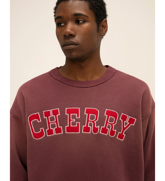 LOGO CREWNECK MAROON