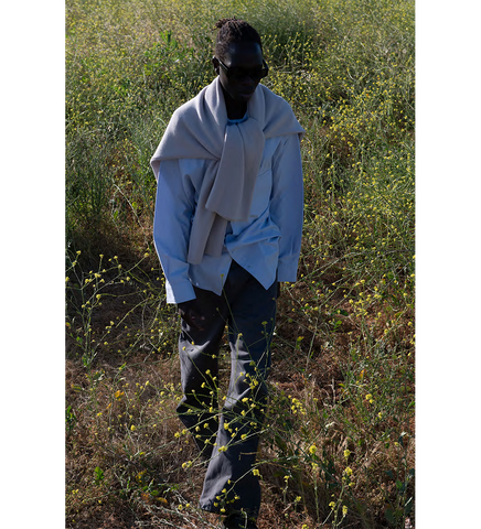 GIANT SHIRT BABY BLUE