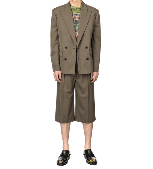 JEAN PAUL GAULTIER THE ÉVIDEMMENT THE SUIT BERMUDA SHORTS KHAKI