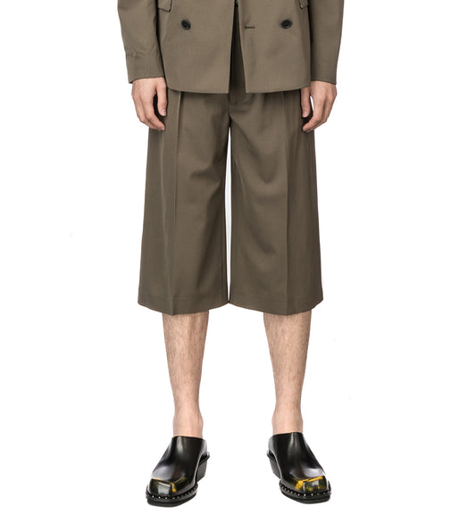 JEAN PAUL GAULTIER THE ÉVIDEMMENT THE SUIT BERMUDA SHORTS KHAKI