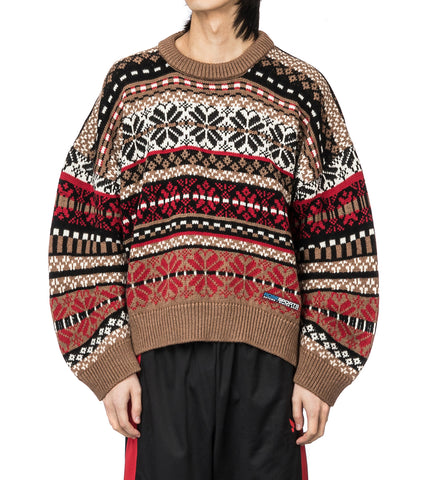 MARTINE ROSE FAIR ISLE KNIT JUMPER MULTICOLOR – ADDICTED