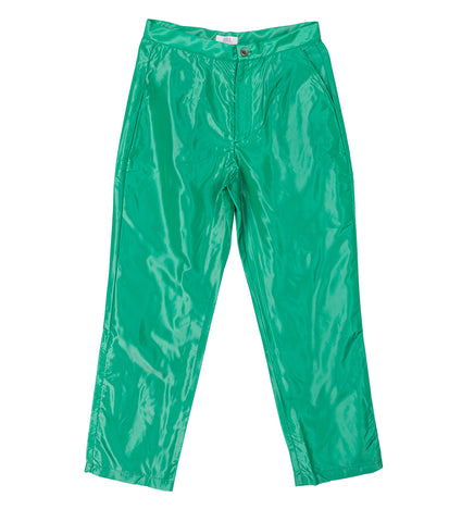 TAFFETAS PANTS GREEN